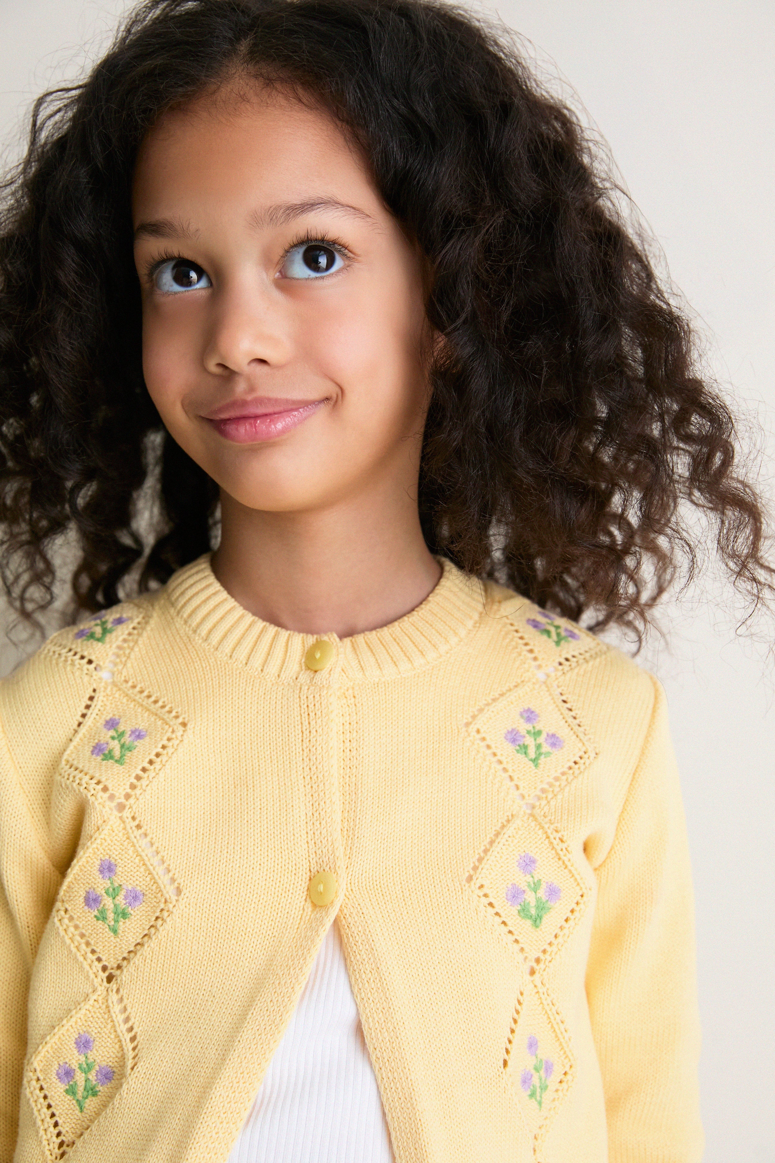 Lemon Espina Cotton Cardigan