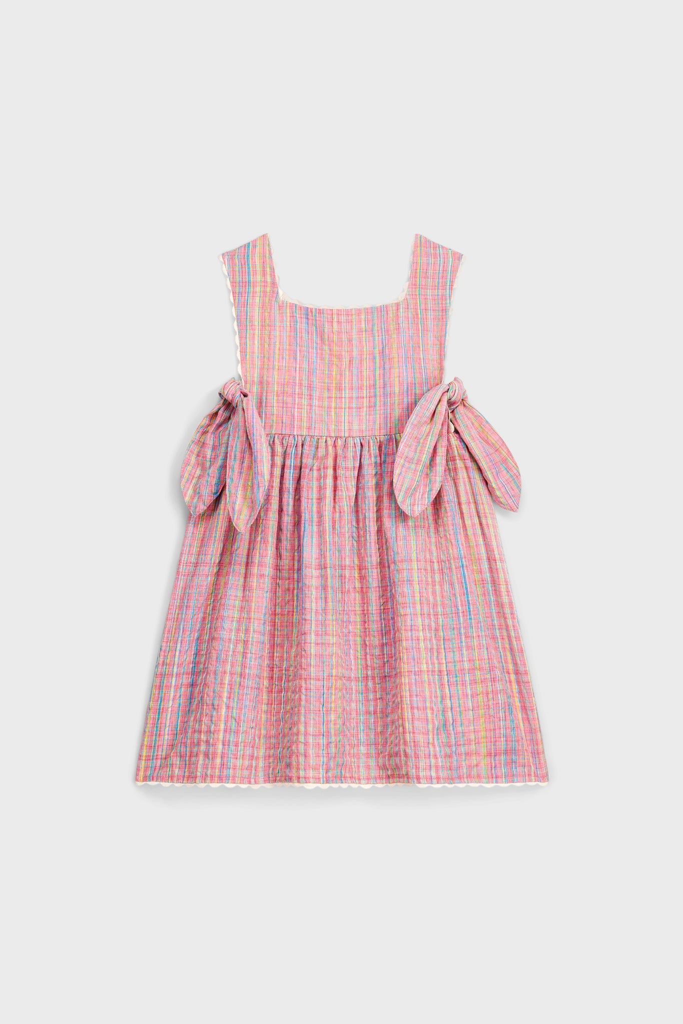 Pink Pomelo Checks Aloisa Dress