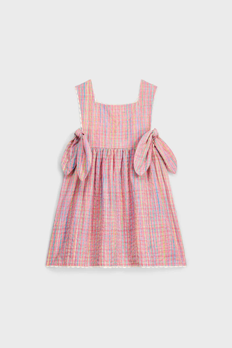 Pink Pomelo Checks Aloisa Dress