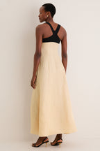 Buttercream Row Row Row Your Buttons Dress