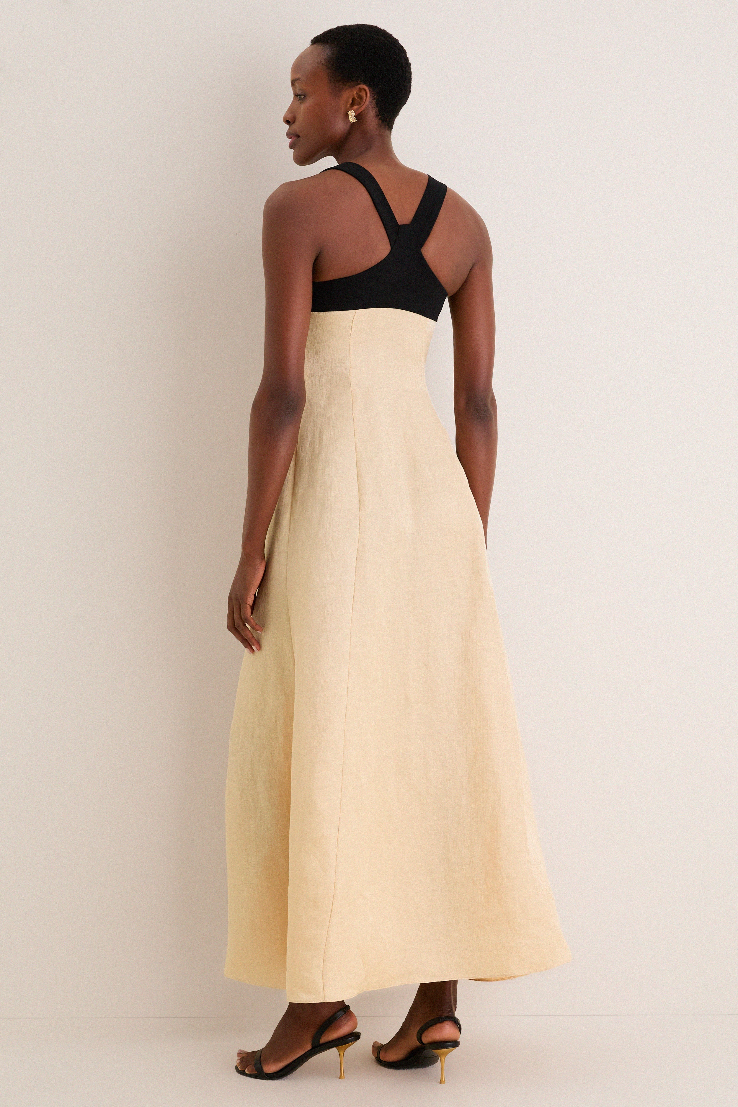 Buttercream Row Row Row Your Buttons Dress