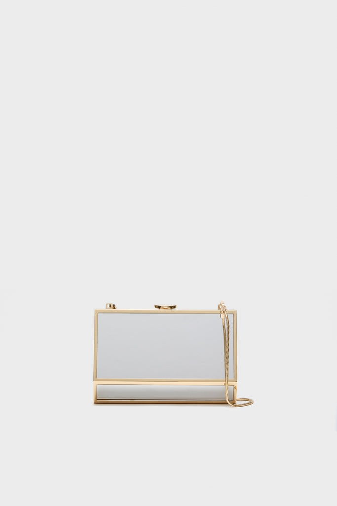 Gold Maddox Mirror Clutch