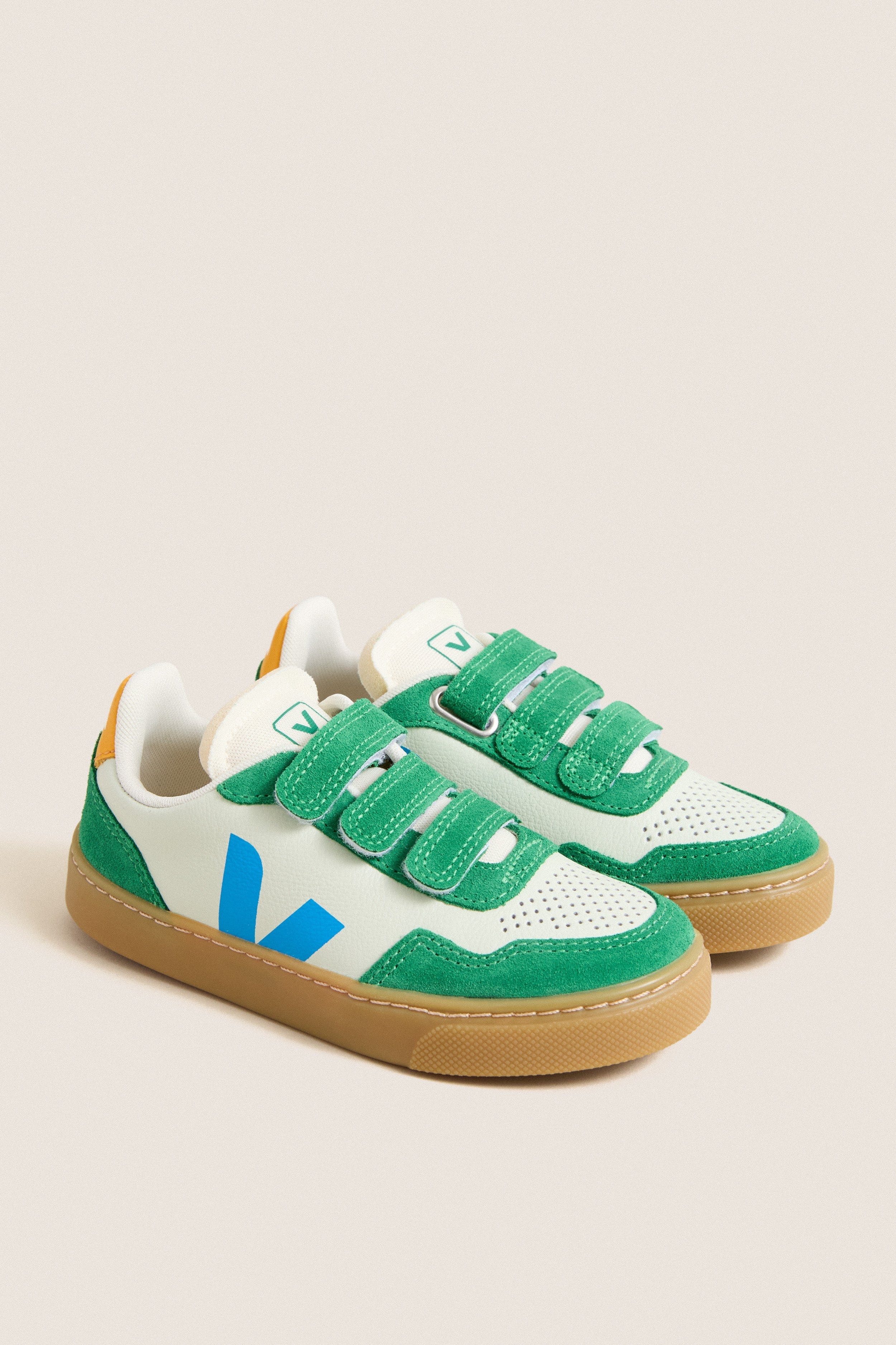 Kids Jade Egee Emeraude Natural Small V-90 Sneakers
