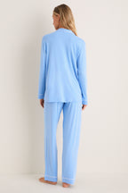 Summer Blue Gisele Long PJ Set