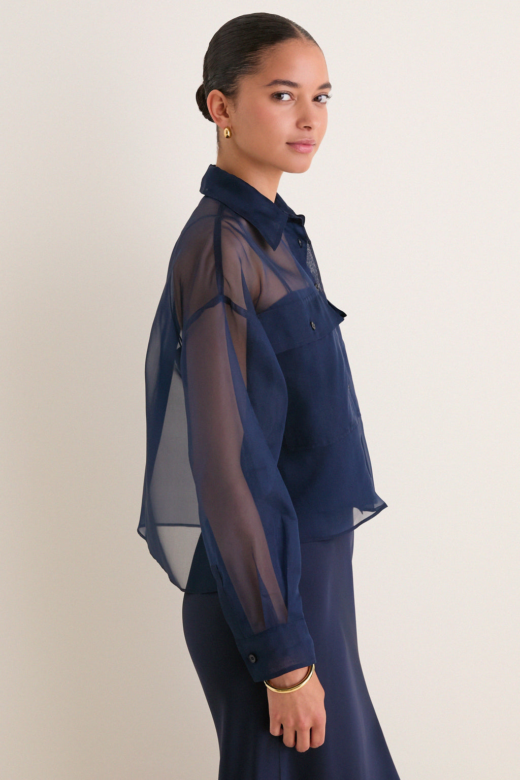 Navy Colomba Top