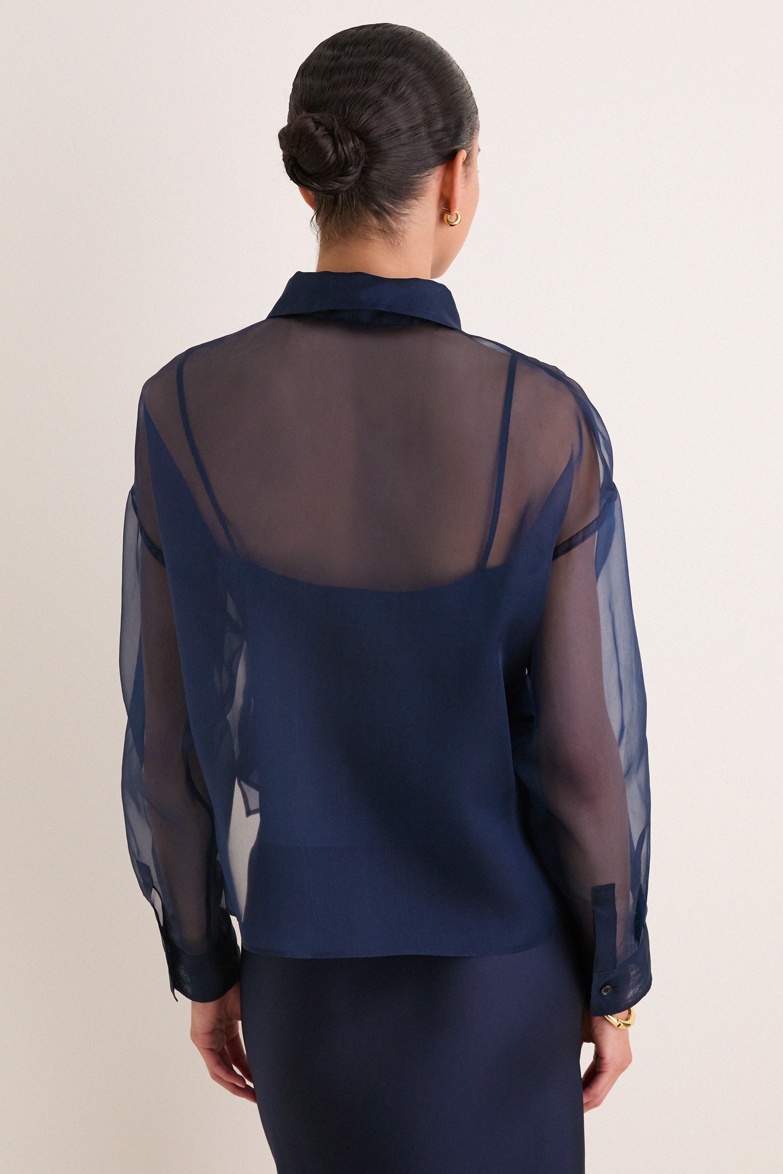 Navy Colomba Top