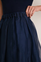 Navy Visino Skirt