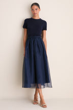 Navy Visino Skirt