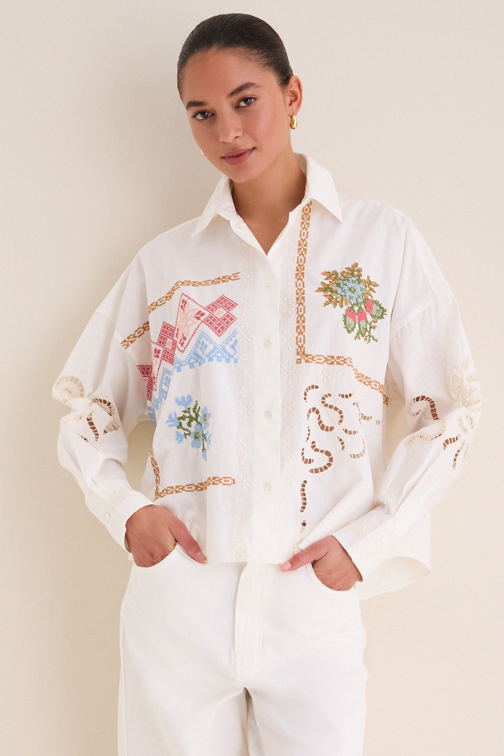 White Fonte Shirt