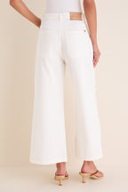 White Adunco Long Trouser