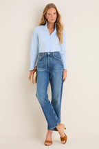 French Blue Bessette Button Down