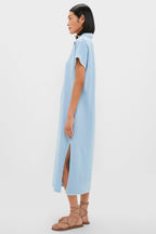 Heather Chambray Pique Melissa Maxi Dress