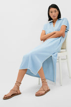 Heather Chambray Pique Melissa Maxi Dress