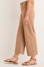 Truffle Brown Chino Wide Leg Davis Pants