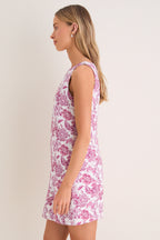 Rosewood Floral Leo Mini Dress
