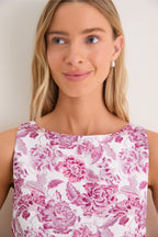 Rosewood Floral Leo Mini Dress