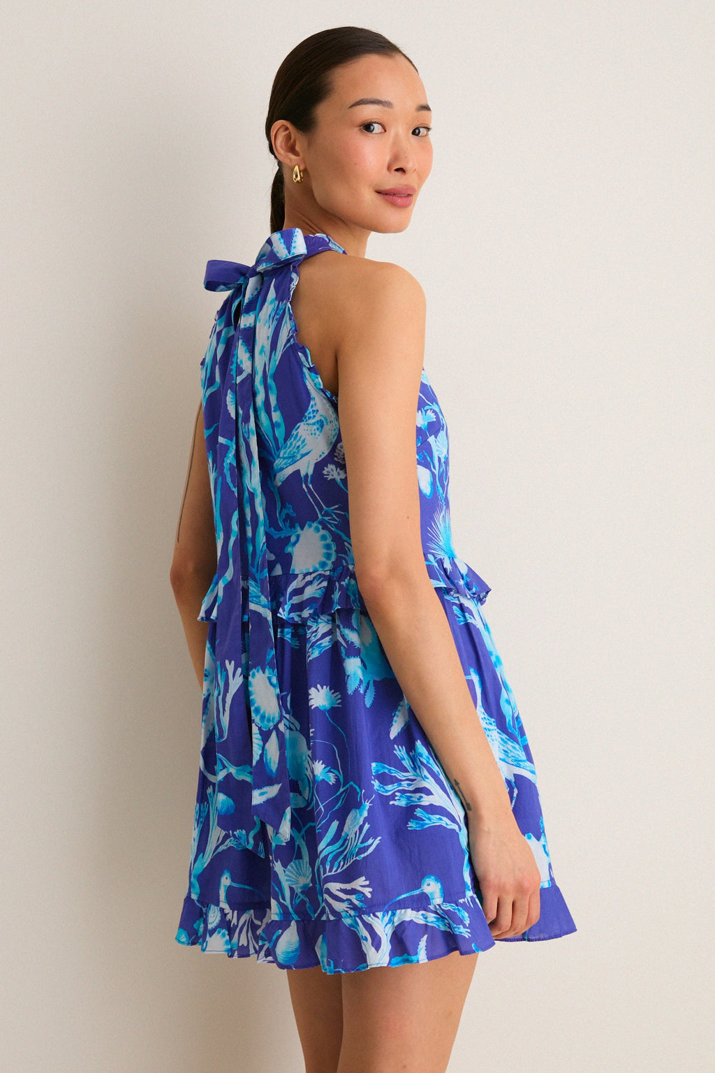 Cyan Amelia Mini Dress