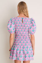 Lilac Buta Nova Mini Dress