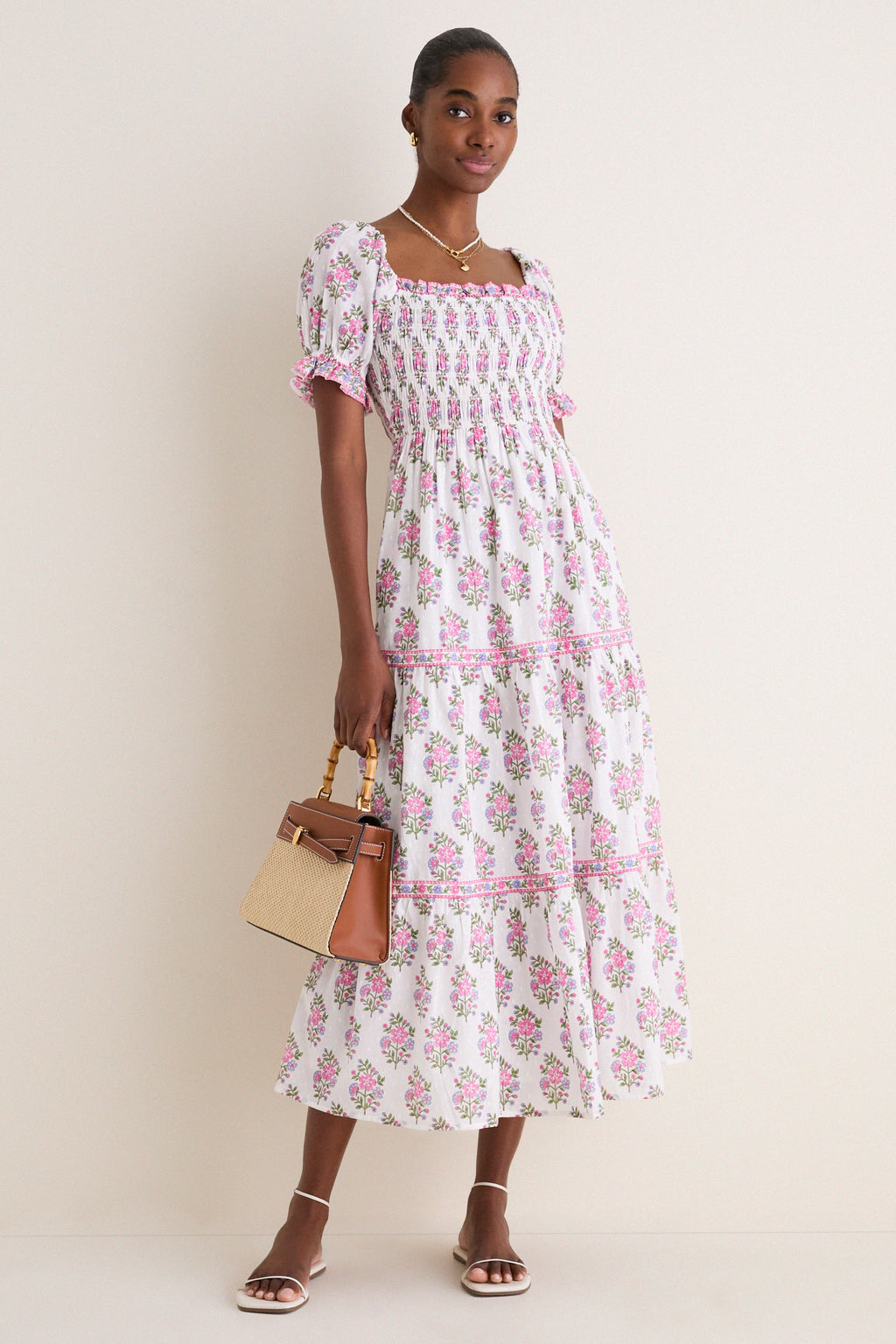 Schiffly Folk Posey Palermo Dress