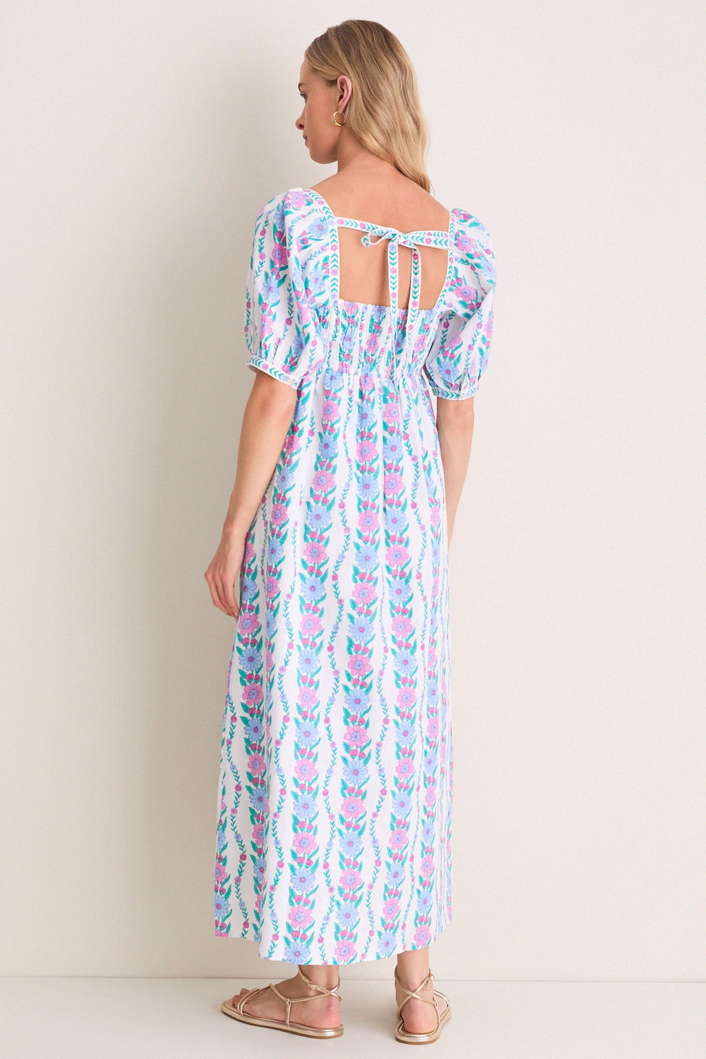 Orchid Border Elizabeth Dress