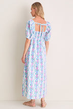 Orchid Border Elizabeth Dress