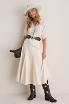 THE GREAT. x Stetson Brown Floral Cowboy Boot
