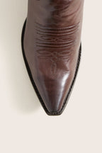 THE GREAT. x Stetson Brown Floral Cowboy Boot