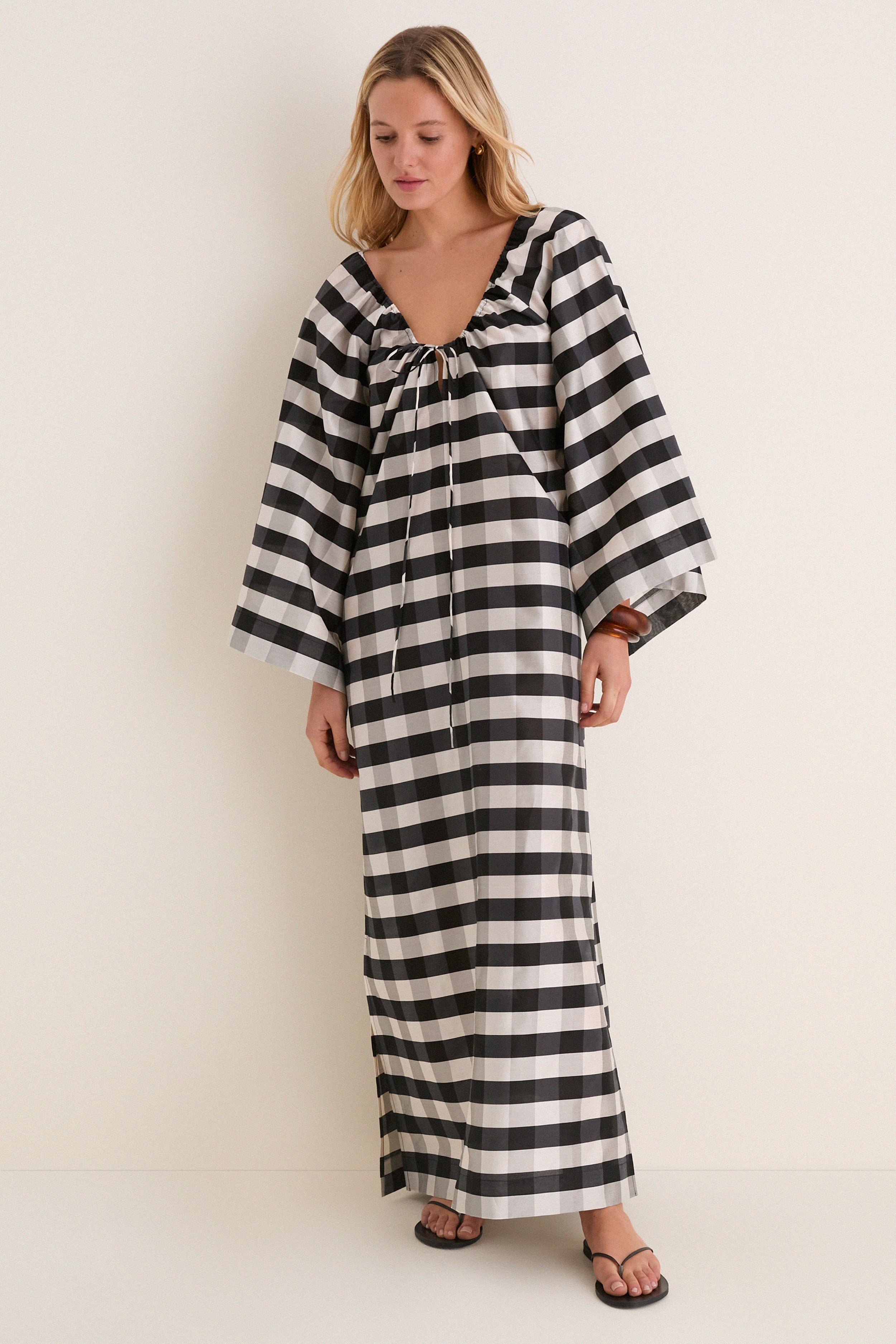 Midnight Check Claudine Dress