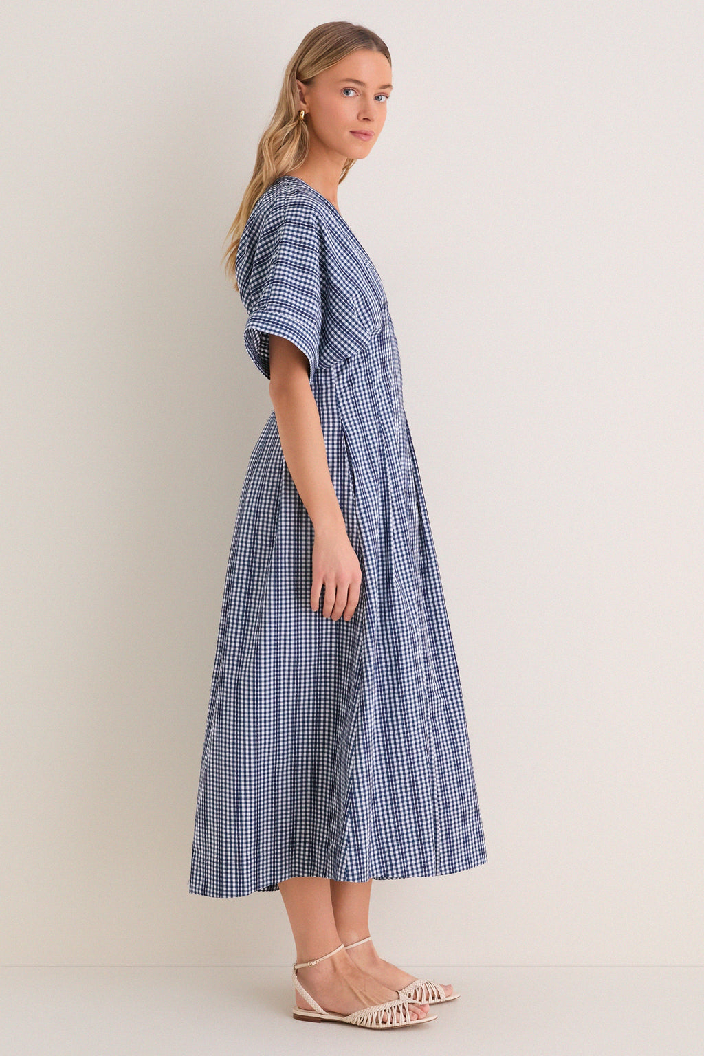Navy Stripe Darren Dress