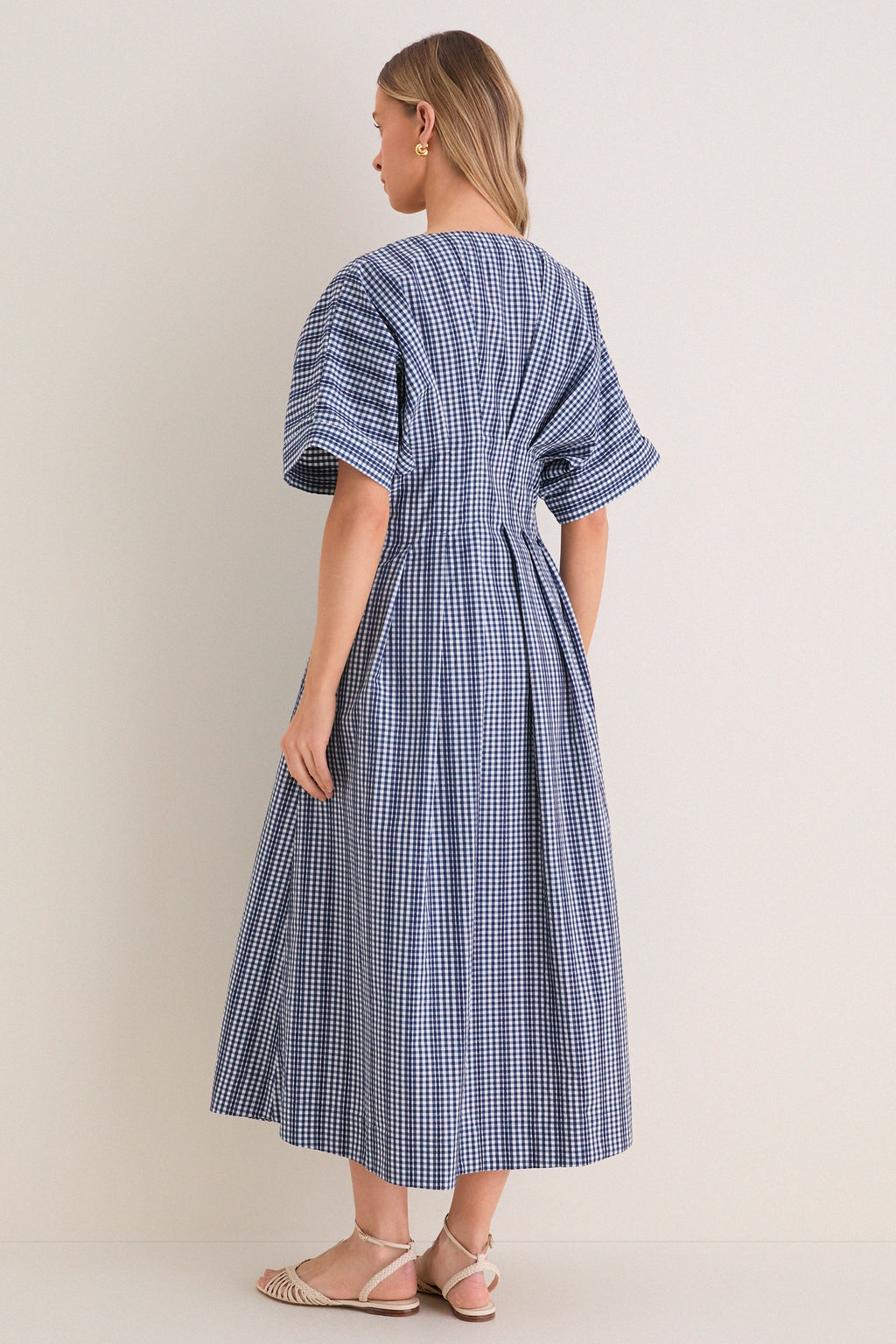 Navy Stripe Darren Dress