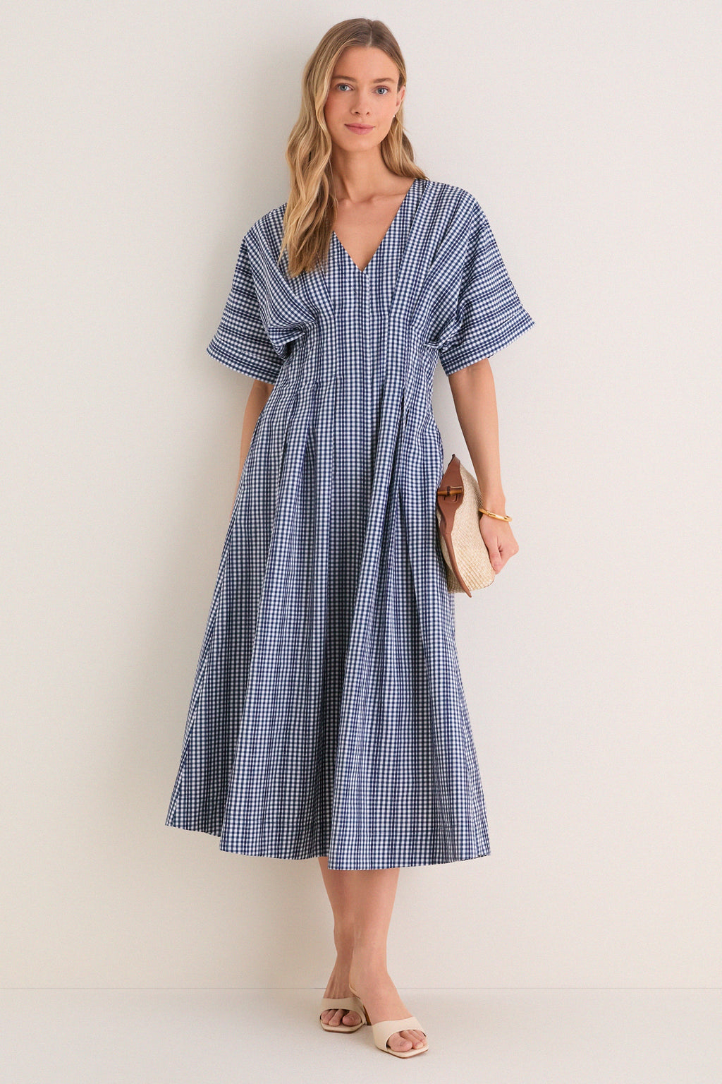 Navy Stripe Darren Dress
