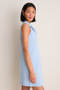 Light Blue Pique Margaret Polo Dress