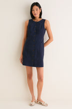 Navy Chino Rhoda Mini Dress