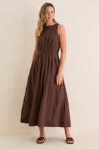 Chestnut Rope Belt Leonie Dress