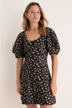 Yayoi Black and Camel Anni Scoop Mini