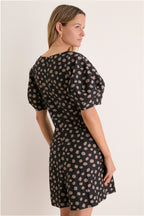 Yayoi Black and Camel Anni Scoop Mini