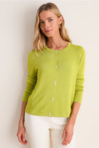 Chartreuse Rae Cardigan