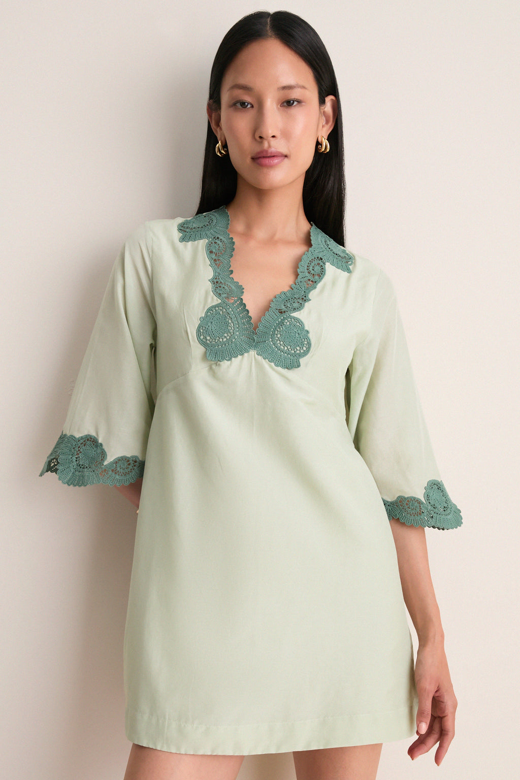 Green Darya Caftan