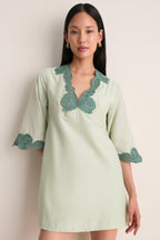Green Darya Caftan
