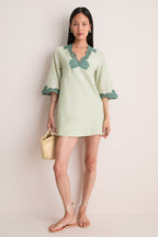 Green Darya Caftan