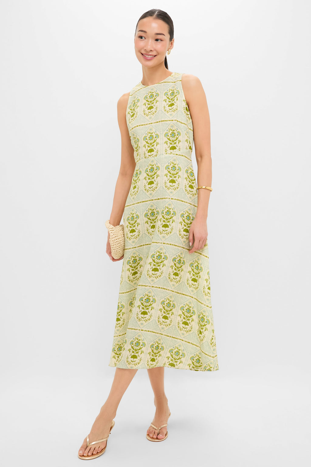 Green Trellis Faith Dress