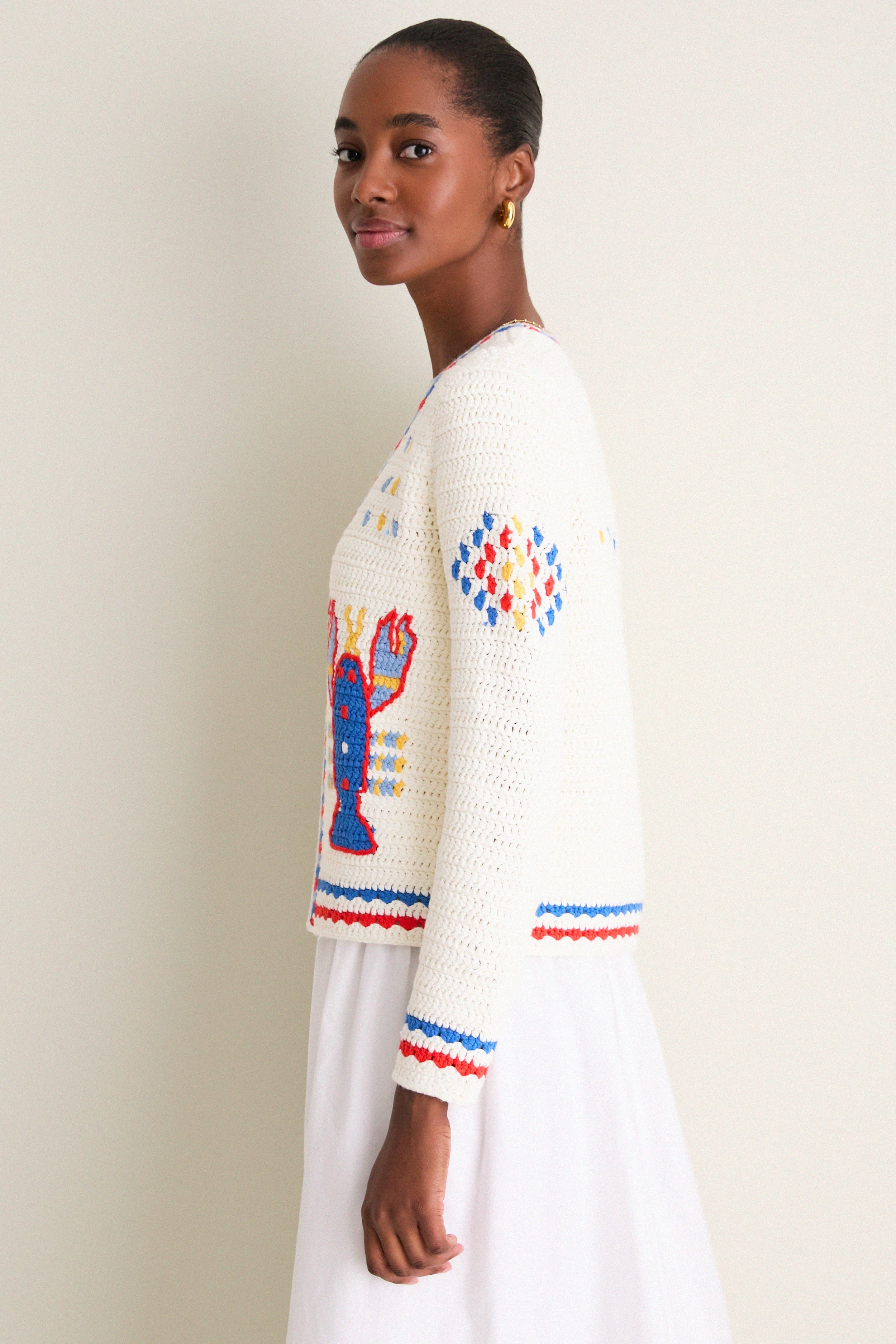 Lobster Multi Callen Cardigan