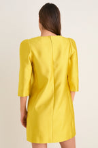 Marigold Dupioni Delphine Mini Dress