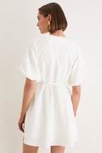 Star White Bastille Short Dress