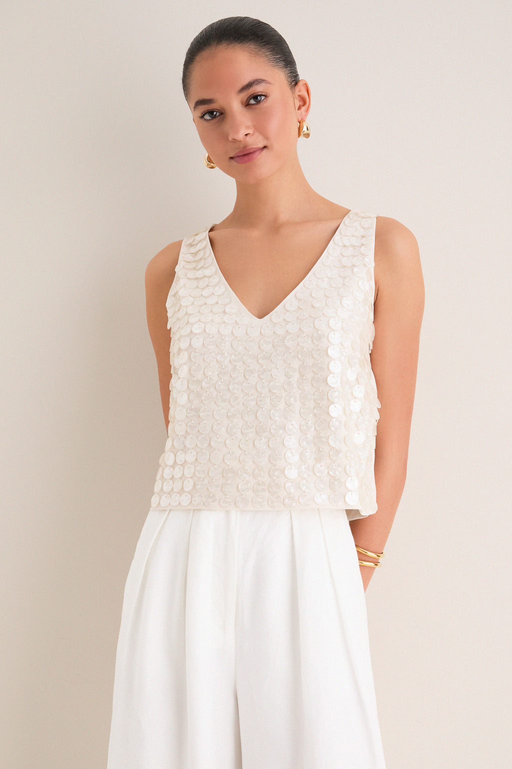 Pearl Shells Disco Tank