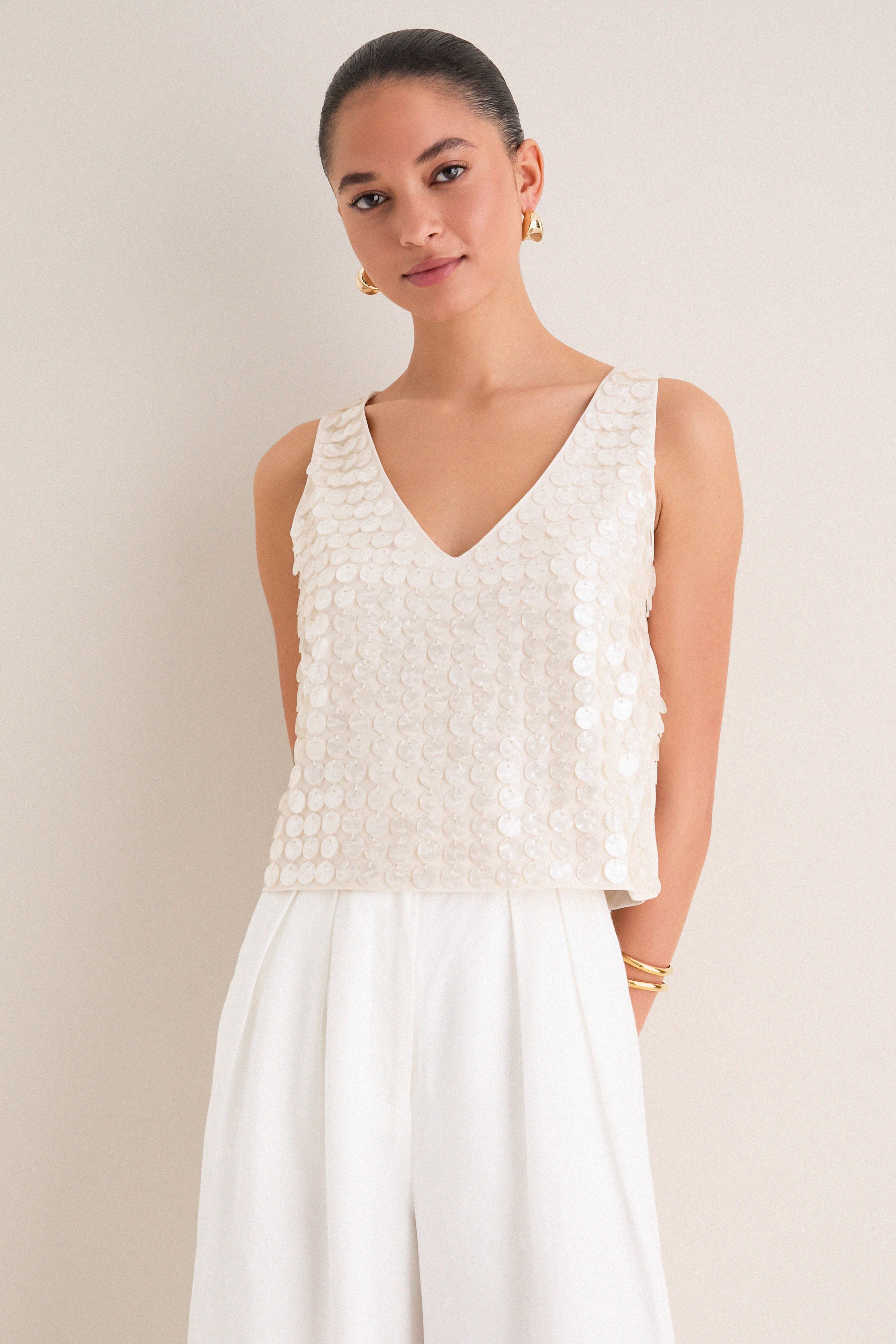 Pearl Shells Disco Tank