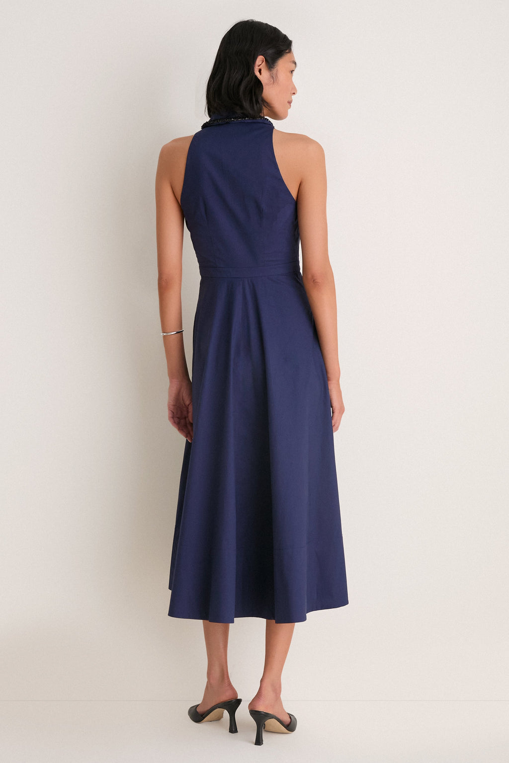 True Navy Jessica Midi Dress