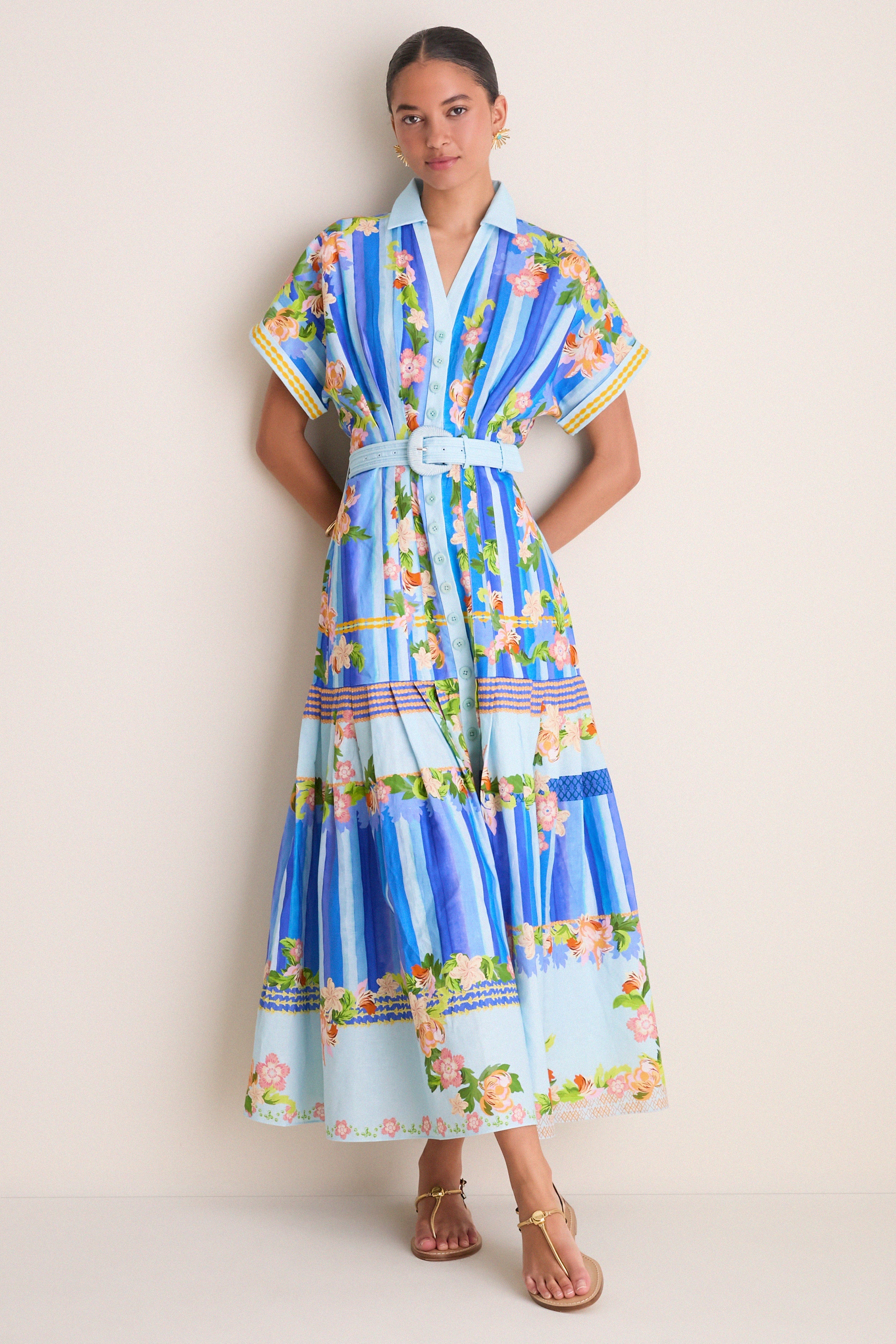 Floral River Riya-B Midi Dress