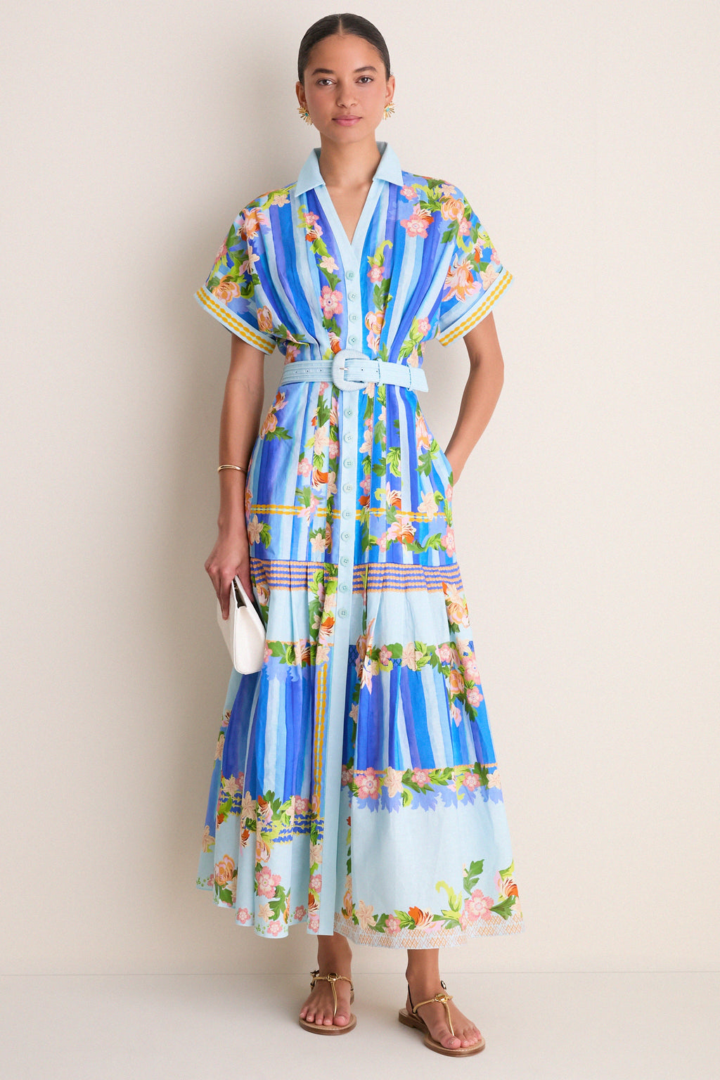 Floral River Riya-B Midi Dress