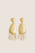 White Gold Luxe Gloria Earrings